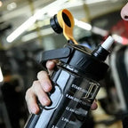 Sports Water Bottle 1.5L 2L 3L BPA-Free Tritan Leakproof with Straw and Time Markers for Gym Fitness Office School