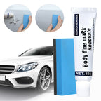 Car Paint Scratch Repair Paste with Sponge for Scratch Removal and Polishing 10x18 cm White