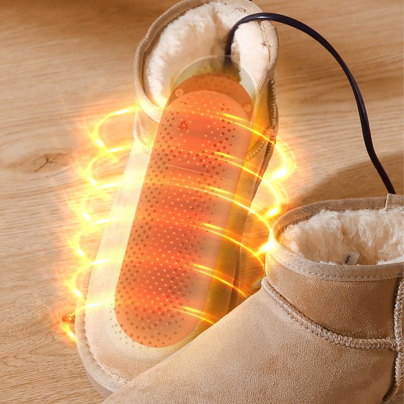 Antibacterial Shoe Dryer 25W with UV Light White High-Temperature Material 21cm