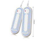 Antibacterial Shoe Dryer 25W with UV Light White High-Temperature Material 21cm