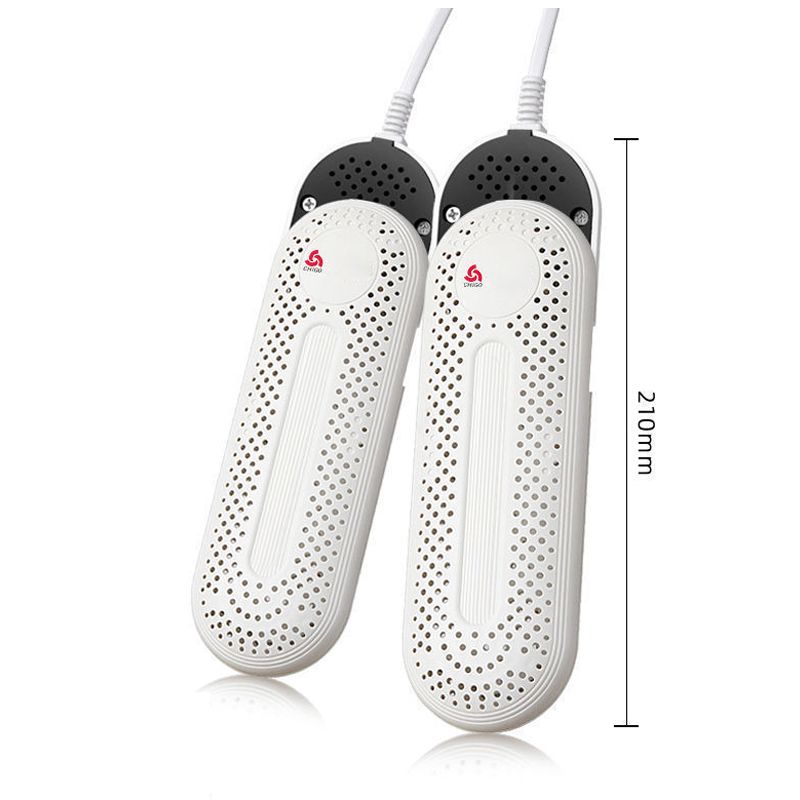 Antibacterial Shoe Dryer 25W with UV Light White High-Temperature Material 21cm