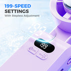 Handheld Portable Fan with Ice Cooler USB Rechargeable 3-in-1 Folding Design White Gray Pink Purple