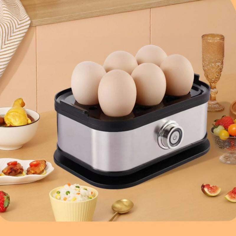 Multifunctional Egg Cooker with Transparent Lid for Steaming Eggs, Vegetables, and Snacks