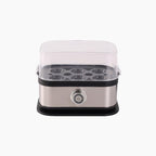 Multifunctional Egg Cooker with Transparent Lid for Steaming Eggs, Vegetables, and Snacks