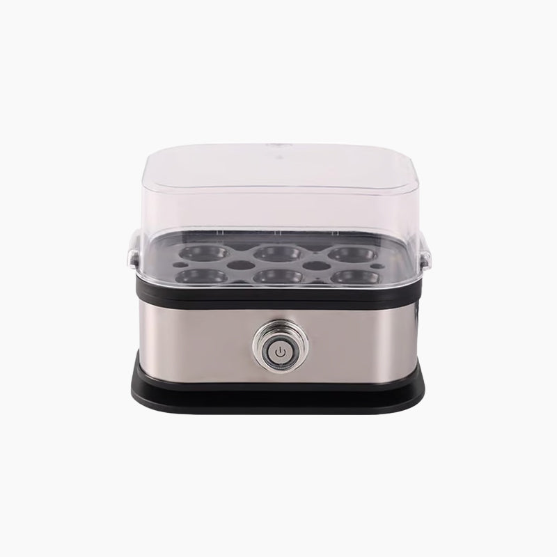 Multifunctional Egg Cooker with Transparent Lid for Steaming Eggs, Vegetables, and Snacks