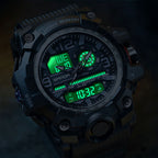 Men's Multifunction Watch with Luminous Display, Stopwatch, Timer, Alarm, Water Resistant 50m, Scratch-Resistant Acrylic Glass