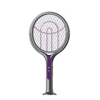 2-in-1 Mosquito Trap and Electric Swatter with UV Light and Extendable Handle, Rotating Head