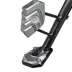 Stabiliride Aluminum Motorcycle Kickstand Pad Non-Slip Lightweight for Stable Parking on Soft Surfaces
