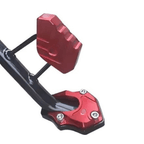 Stabiliride Aluminum Motorcycle Kickstand Pad Non-Slip Lightweight for Stable Parking on Soft Surfaces