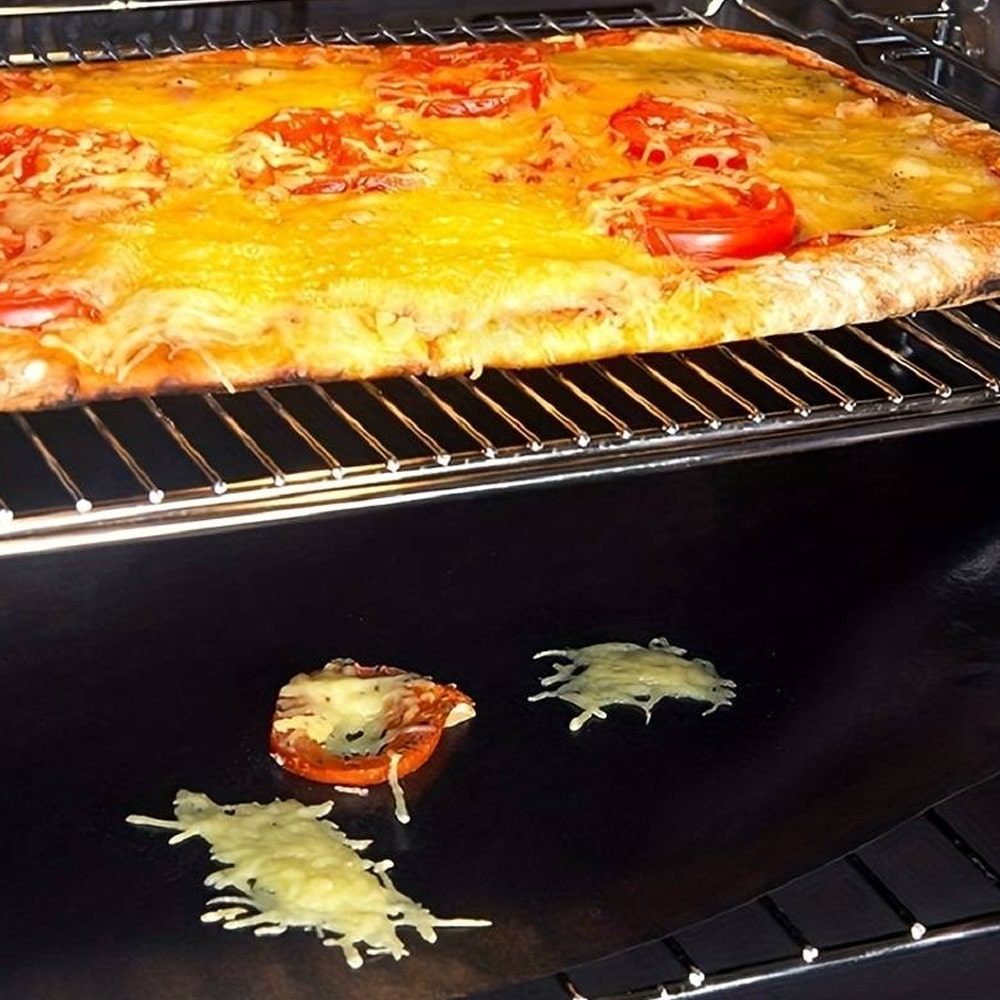 Reusable Non-Stick Glass Fibre Cloth Baking Mats Set of 5 40x33 cm Dishwasher Safe Eco-Friendly