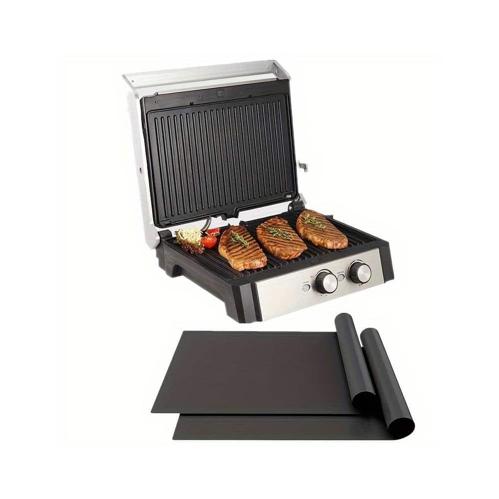 Reusable Non-Stick Glass Fibre Cloth Baking Mats Set of 5 40x33 cm Dishwasher Safe Eco-Friendly