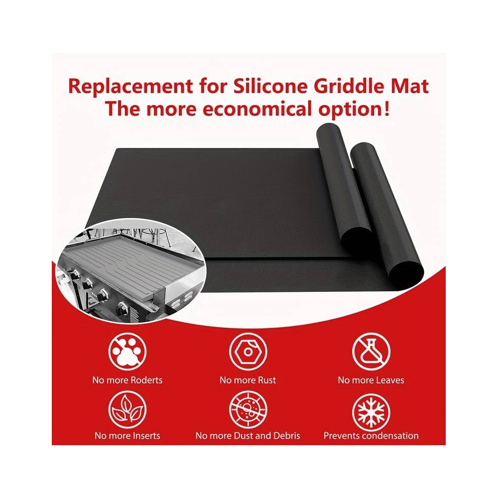 Reusable Non-Stick Glass Fibre Cloth Baking Mats Set of 5 40x33 cm Dishwasher Safe Eco-Friendly