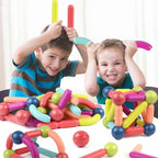 Stickcraft Magnetic Building Rods Creative Construction Toy for Kids Ages 2+ BPA-Free