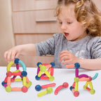 Stickcraft Magnetic Building Rods Creative Construction Toy for Kids Ages 2+ BPA-Free