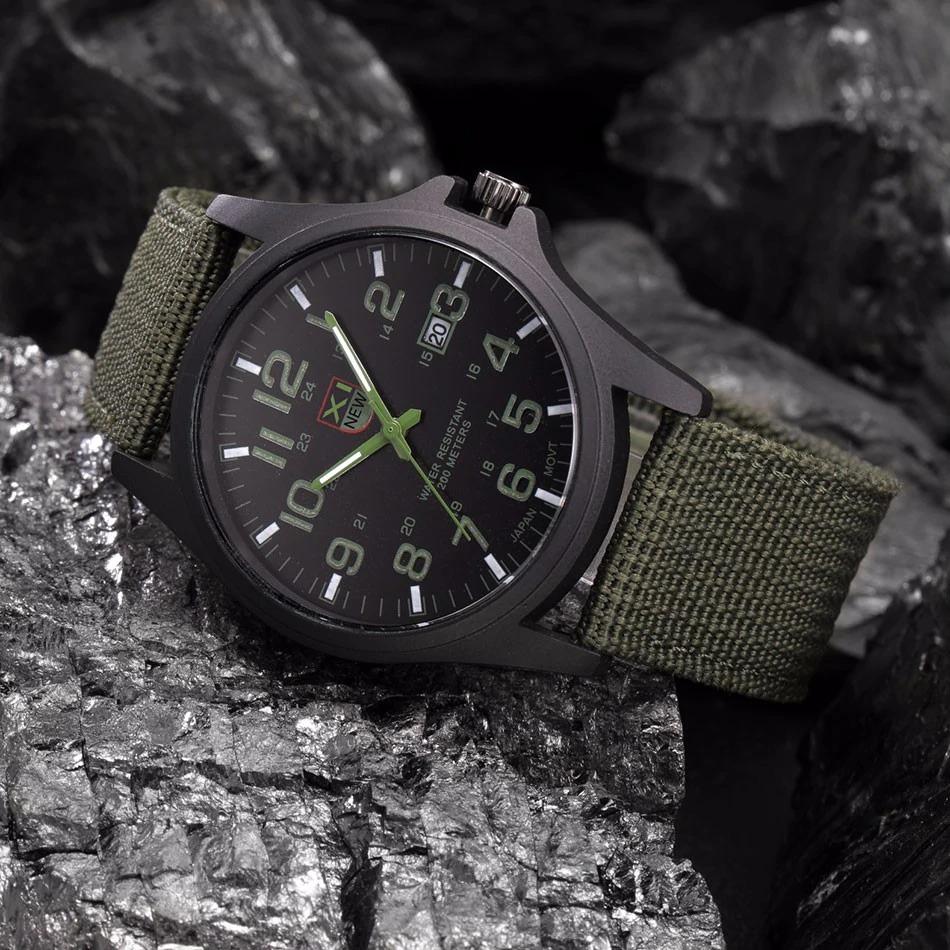 Sturmzeit Shockproof Tactical Watch with Illuminated Dial Splash Resistant Outdoor Wristwatch