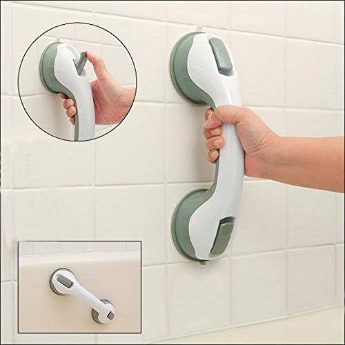 Bathroom Support Handle with Suction Cups Portable Non-Drill Safety Grab Bar for Shower and Toilet