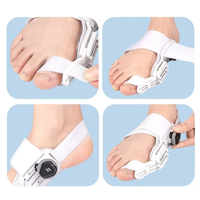 Adjustable Big Toe Straightener Brace for Hallux Valgus with Soft Padding and Custom Fit