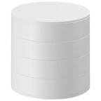 Harrow Twist Around Jewelry Organizer Plastic 4-Layer Round Accessory Storage 8cm x 9.5cm