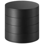 Harrow Twist Around Jewelry Organizer Plastic 4-Layer Round Accessory Storage 8cm x 9.5cm