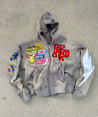 Elite KP Full-Zip Hoodie Lightweight Airy Fabric Modern Design Comfortable Fit
