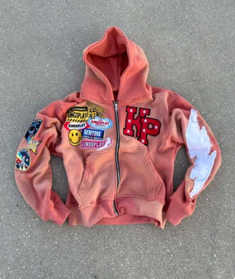 Elite KP Full-Zip Hoodie Lightweight Airy Fabric Modern Design Comfortable Fit