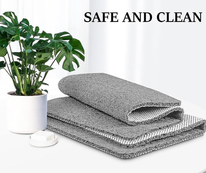 Non-Slip Shower Mat Soft Fabric Quick Drainage Customizable Size Machine Washable