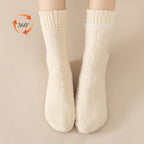 Winter Thermal Socks Acrylic Insulated Moisture-Wicking Fleece Lined 3 or 6 Pairs One Size