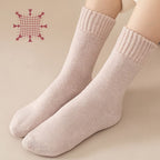 Winter Thermal Socks Acrylic Insulated Moisture-Wicking Fleece Lined 3 or 6 Pairs One Size