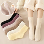 Winter Thermal Socks Acrylic Insulated Moisture-Wicking Fleece Lined 3 or 6 Pairs One Size