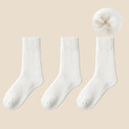Winter Thermal Socks Acrylic Insulated Moisture-Wicking Fleece Lined 3 or 6 Pairs One Size