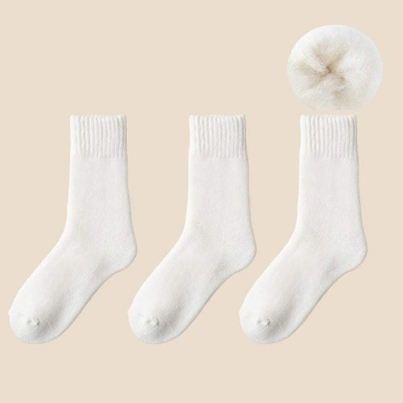 Winter Thermal Socks Acrylic Insulated Moisture-Wicking Fleece Lined 3 or 6 Pairs One Size
