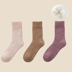 Winter Thermal Socks Acrylic Insulated Moisture-Wicking Fleece Lined 3 or 6 Pairs One Size