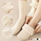 Winter Thermal Socks Acrylic Insulated Moisture-Wicking Fleece Lined 3 or 6 Pairs One Size