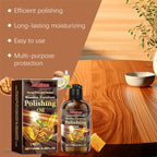 Wood Furniture Revitalizing and Protective Oil 6.8 oz Plant-Based Nourishing Wood Care