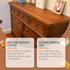 Wood Furniture Revitalizing and Protective Oil 6.8 oz Plant-Based Nourishing Wood Care