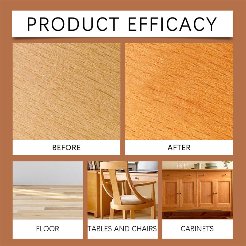 Wood Furniture Revitalizing and Protective Oil 6.8 oz Plant-Based Nourishing Wood Care
