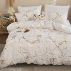DreamScape Duvet Cover Set Soft Polyester-Cotton Blend Hotel Style Bedding All Sizes