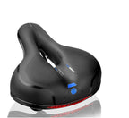 BicycleComfort Pro Ergonomic Bicycle Saddle Pain-Free Orthopedic Seat with Reflective Strip and Water-Resistant Synthetic Leather