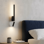 Minimalist LED Wall Light Aluminum Warm White Ambient Lighting for Bedroom Hallway Living Room