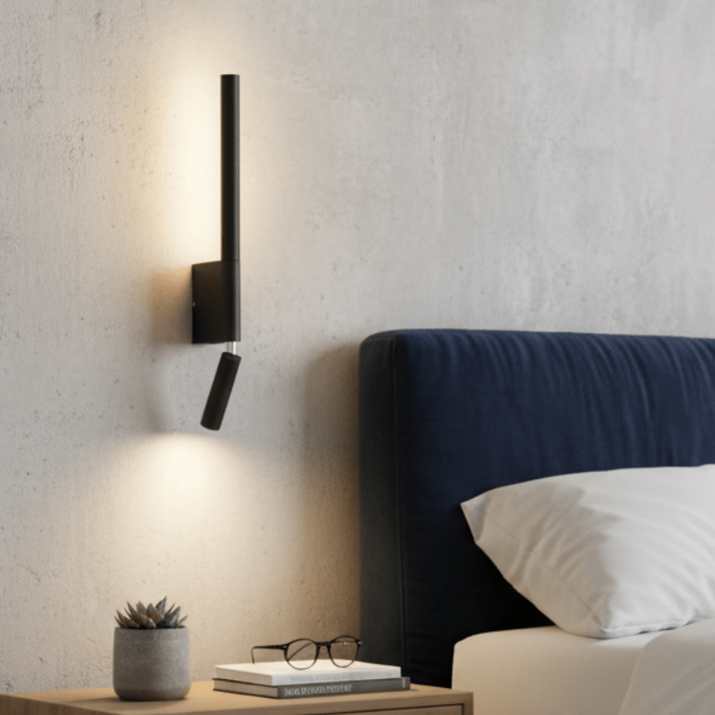 Minimalist LED Wall Light Aluminum Warm White Ambient Lighting for Bedroom Hallway Living Room