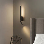 Minimalist LED Wall Light Aluminum Warm White Ambient Lighting for Bedroom Hallway Living Room