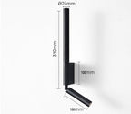 Minimalist LED Wall Light Aluminum Warm White Ambient Lighting for Bedroom Hallway Living Room
