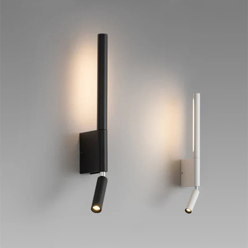 Minimalist LED Wall Light Aluminum Warm White Ambient Lighting for Bedroom Hallway Living Room