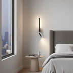 Minimalist LED Wall Light Aluminum Warm White Ambient Lighting for Bedroom Hallway Living Room