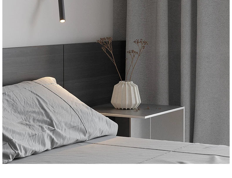 Minimalist LED Wall Light Aluminum Warm White Ambient Lighting for Bedroom Hallway Living Room